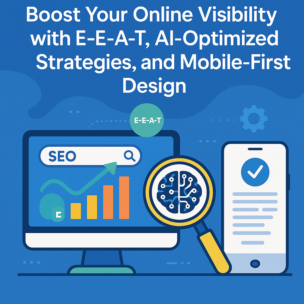 Boost Your Online Visibility with E-E-A-T, AI-Optimized Strategies, and Mobile-First Design
