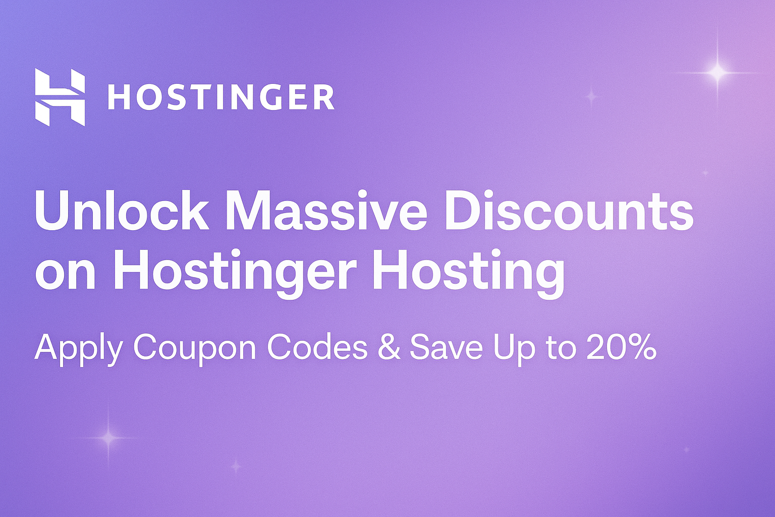 Hostinger coupon code